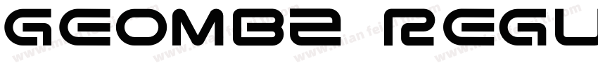 GEOMB2 Regular字体转换
